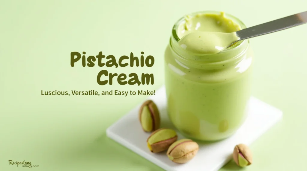 Pistachio Cream Recipe: Luscious, Versatile, and Easy to Make!