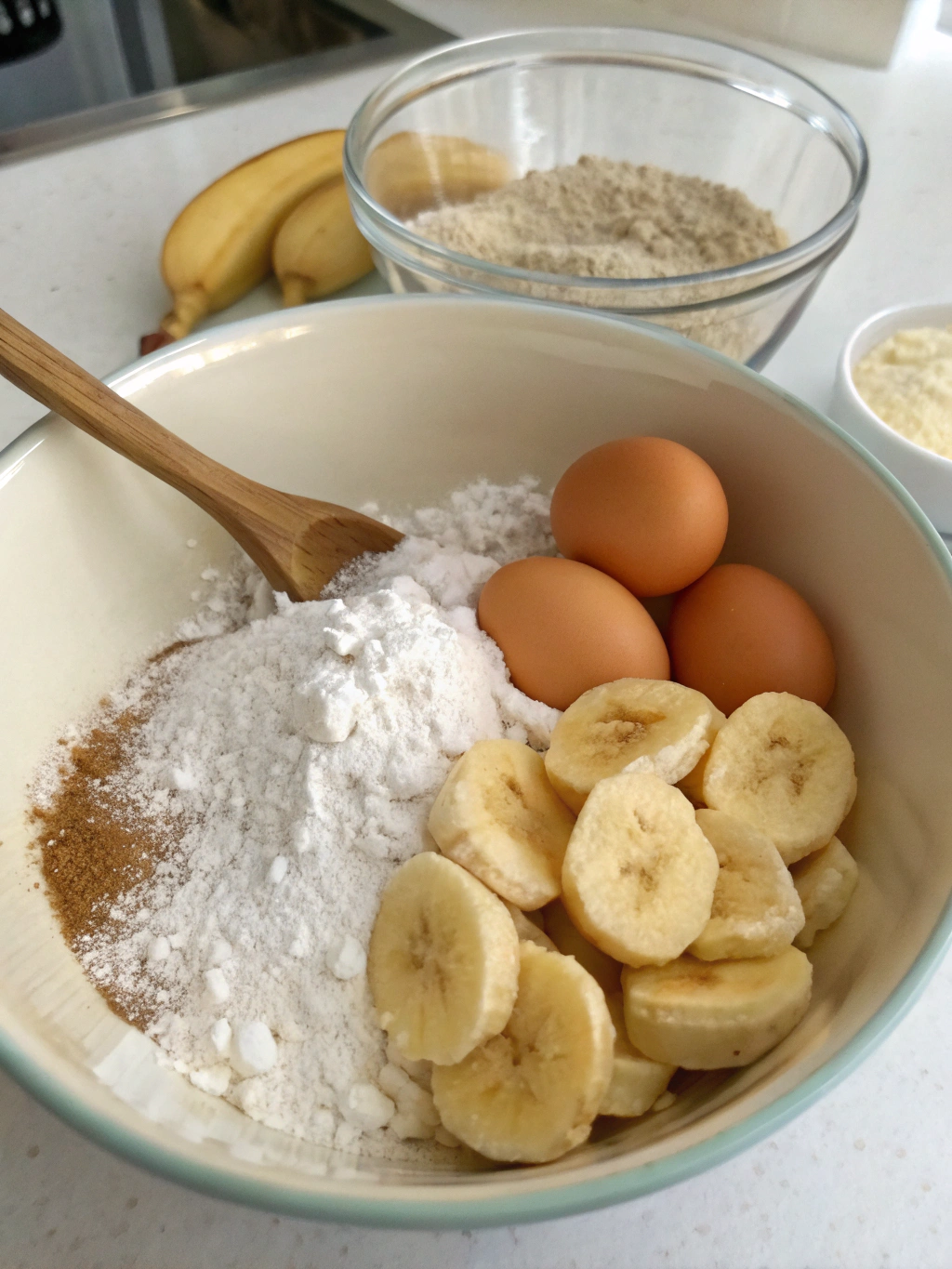 4 ingredient banana bread
