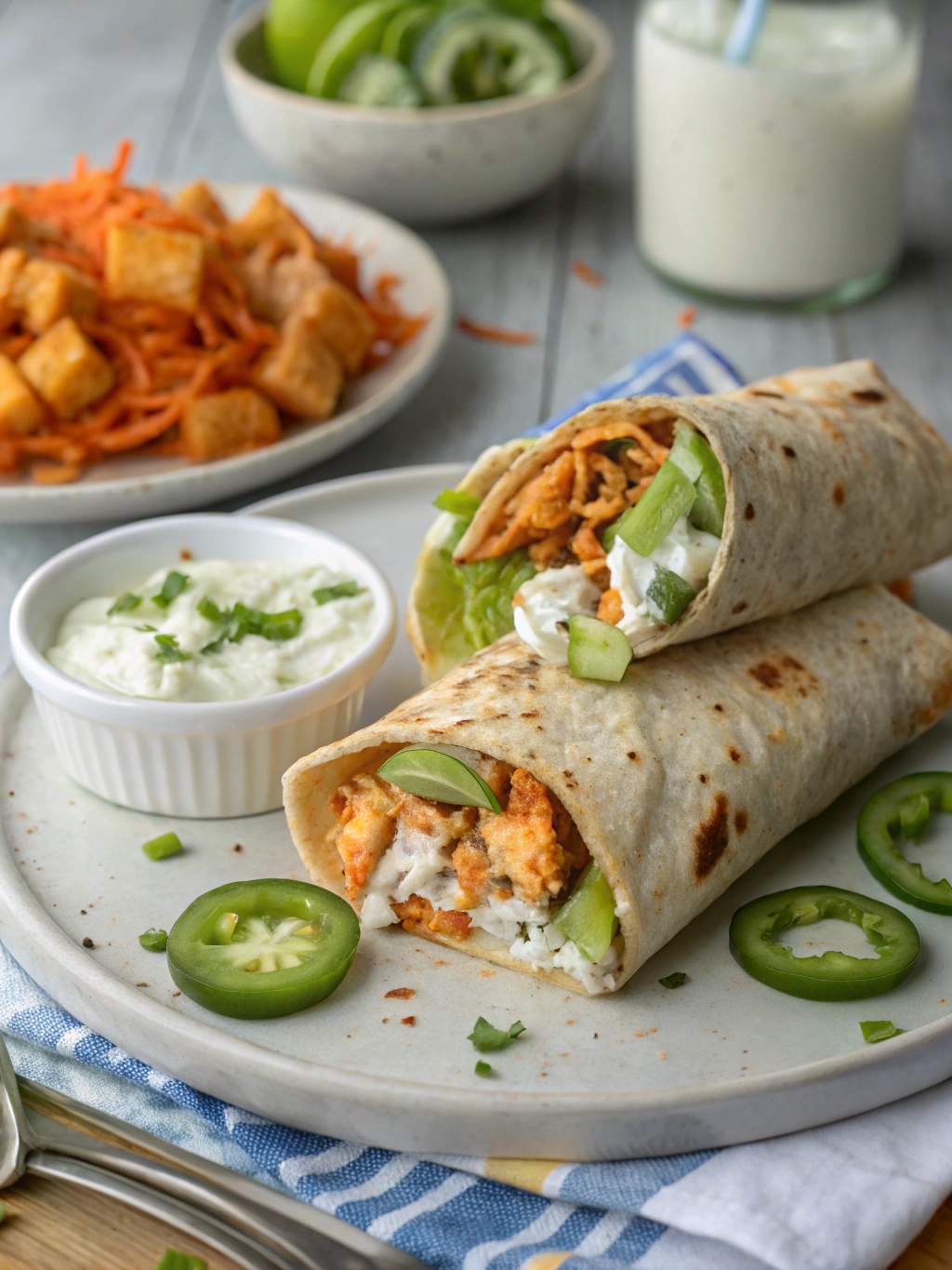 buffalo chicken wrap recipe