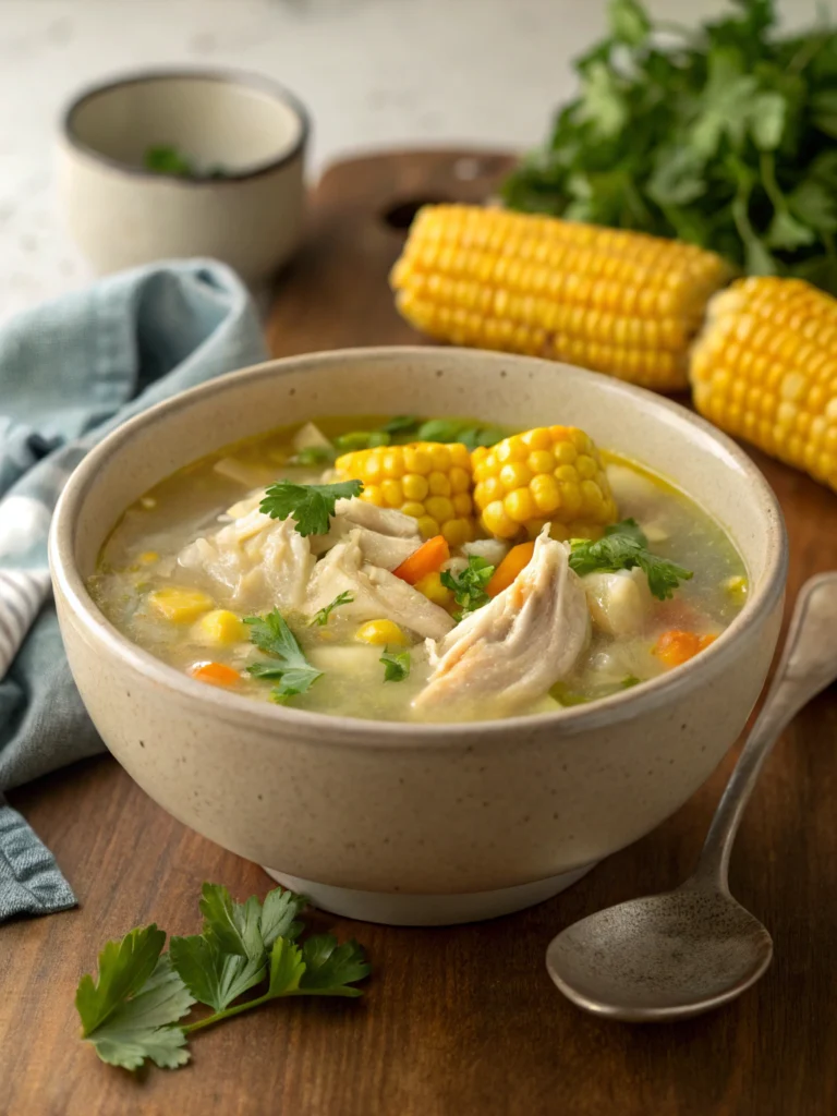 chicken corn soup recipe