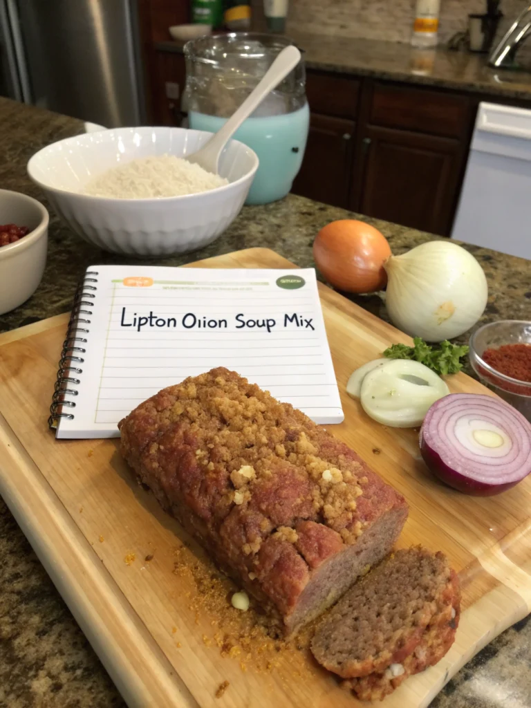 meatloaf recipe lipton onion soup