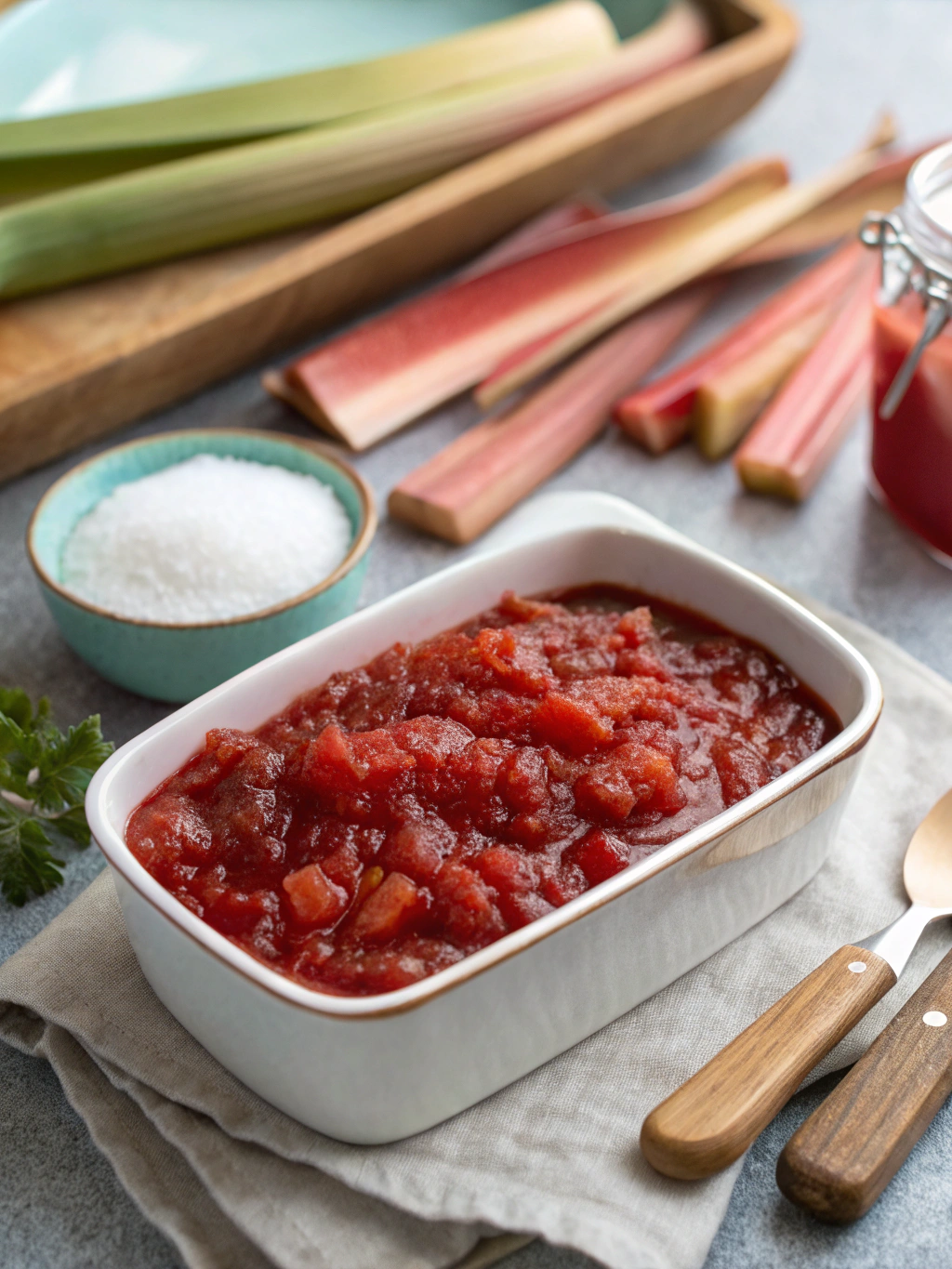 rhubarb jam recipe