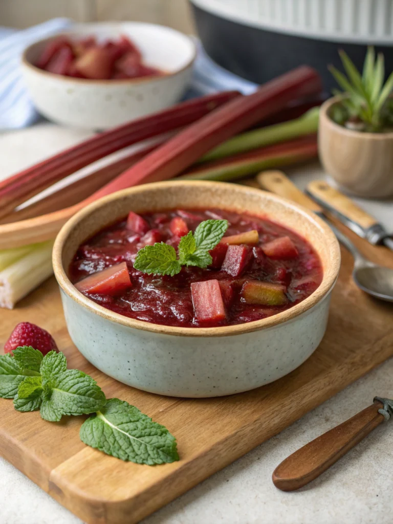 rhubarb sauce recipe