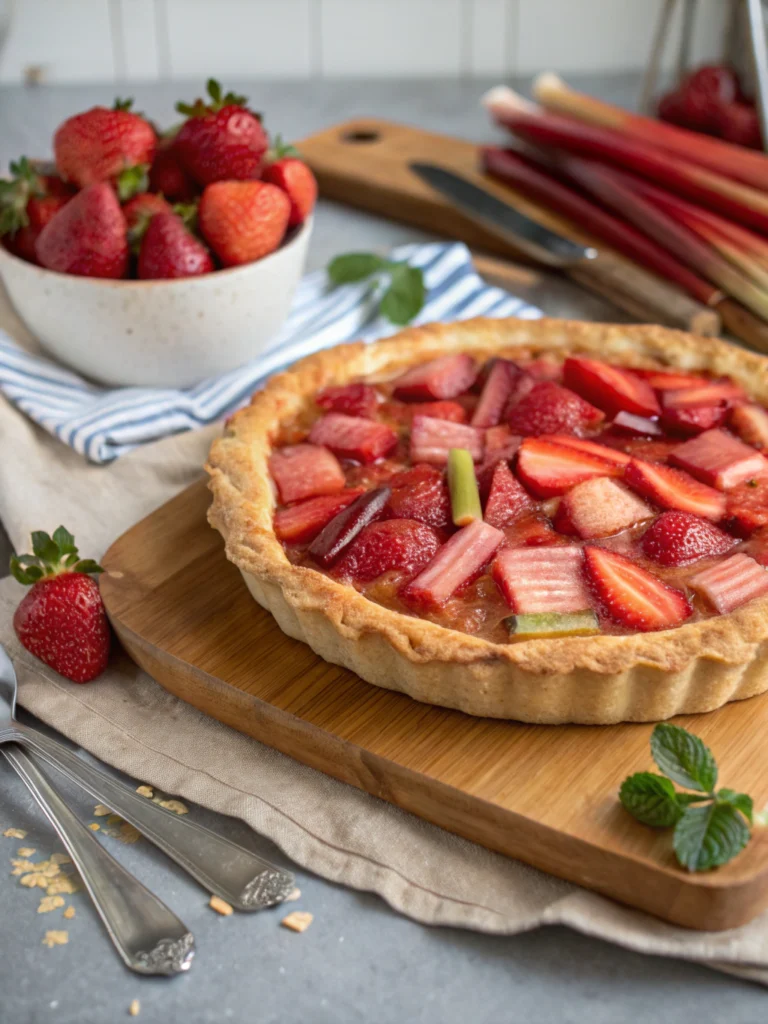 strawberry rhubarb pie recipe