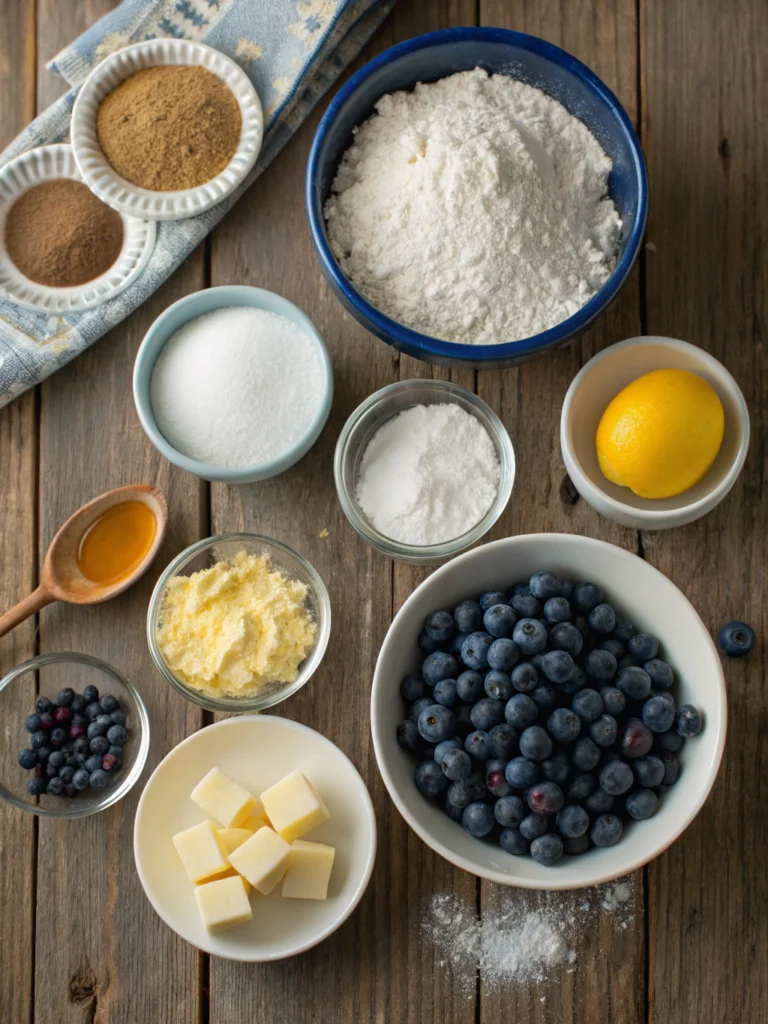 Blueberry Pie Cookies-ingredients