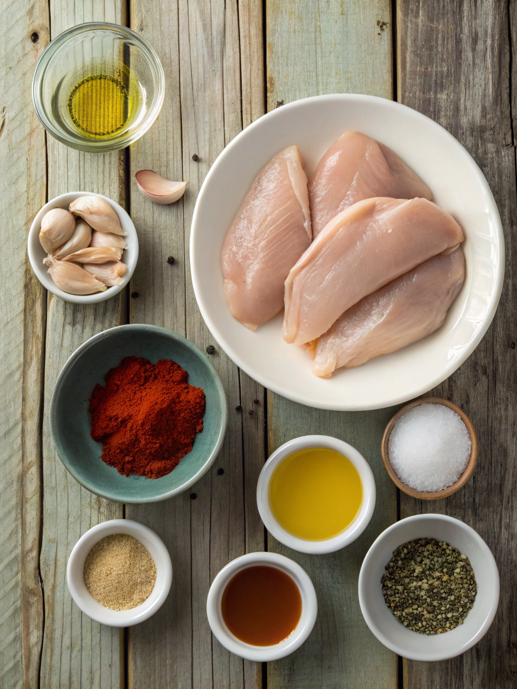 Ingredients for Chicken Breast Recipe