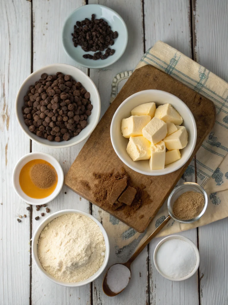 Chocolate Cheesecake Cookie Bars-ingredients