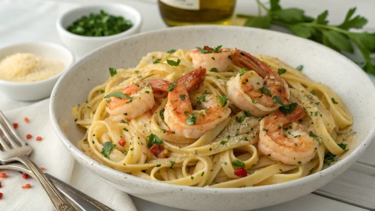 Creamy Cajun Shrimp Pasta