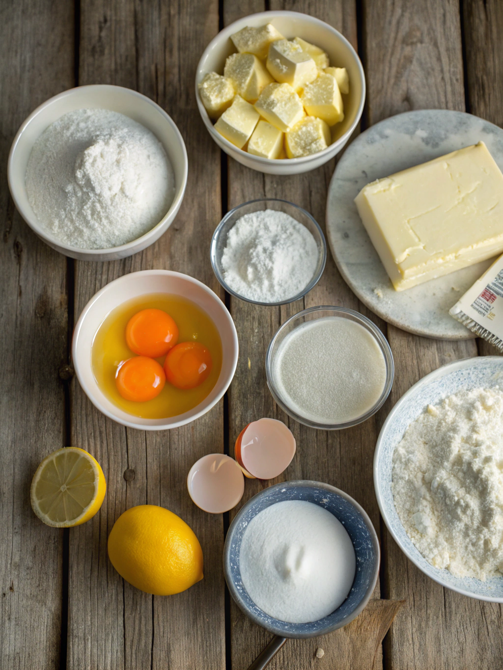 Ingredients for Heavenly Light Cloud Cake