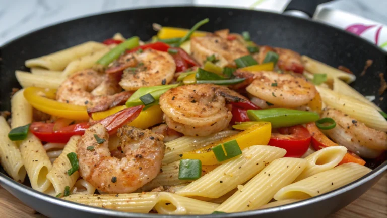 Jamaican Shrimp Rasta Pasta