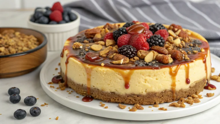 Loaded Butterscotch Cheesecake