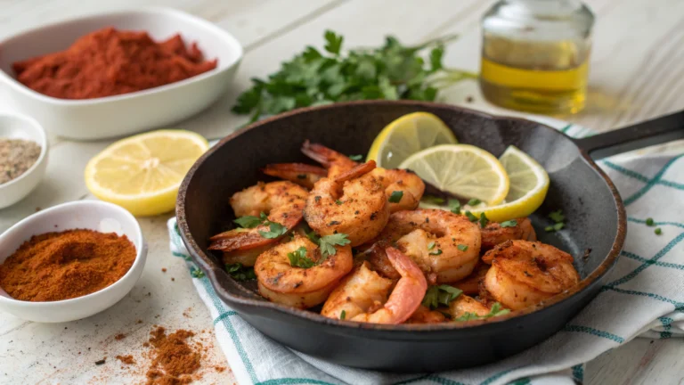 Quick Blackened Shrimp
