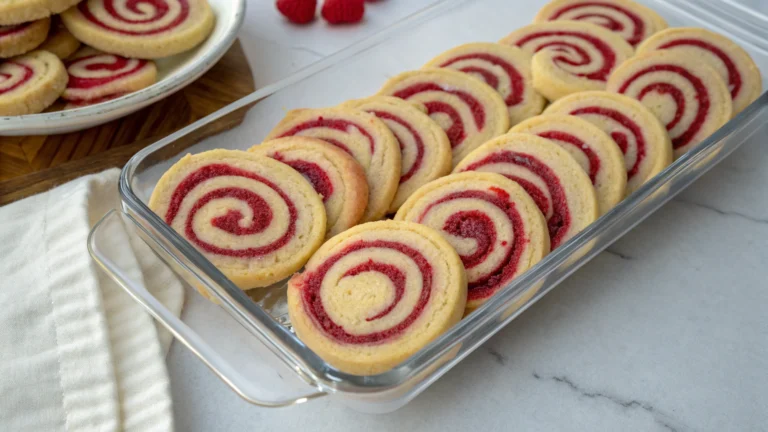 Raspberry Swirl Cookies