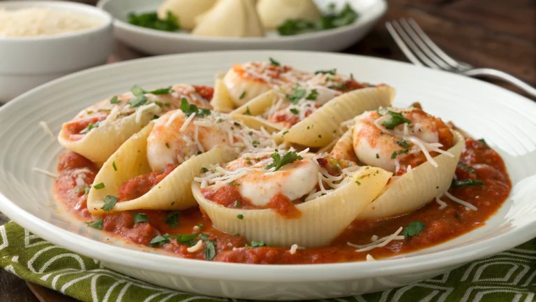 Shrimp and Crab Stuffed Shells
