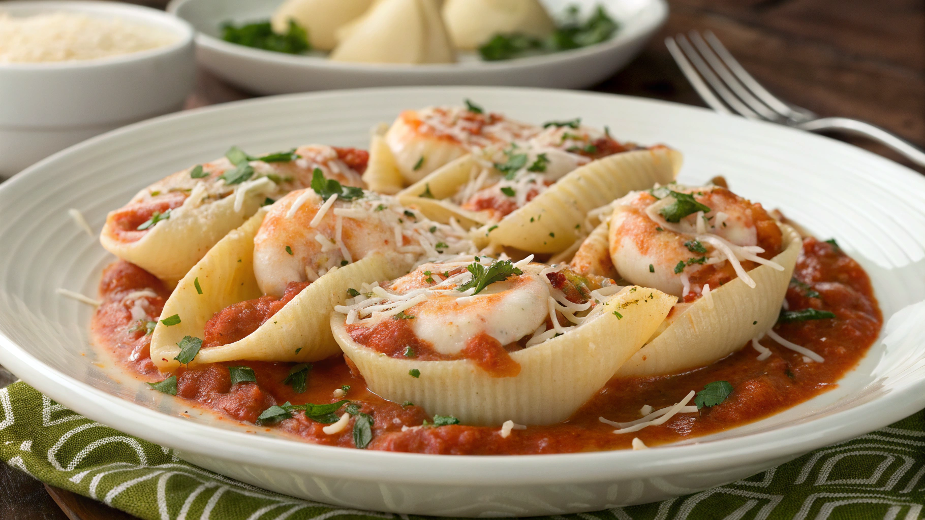 Shrimp and Crab Stuffed Shells