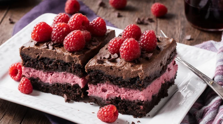 Raspberry Chocolate Mousse Cake