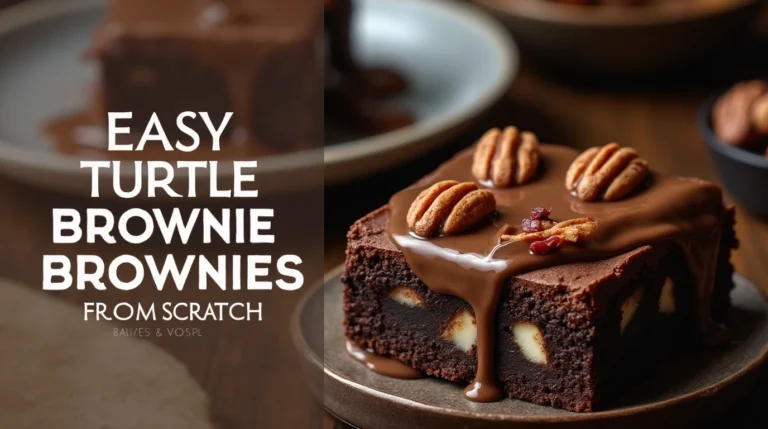Turtle Brownies From Scratch