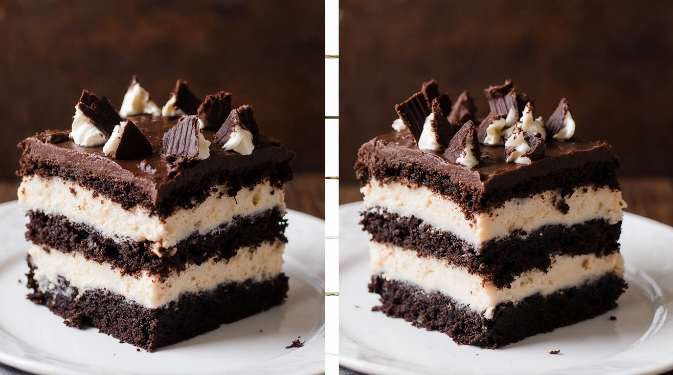 Triple Chocolate Mousse Cake