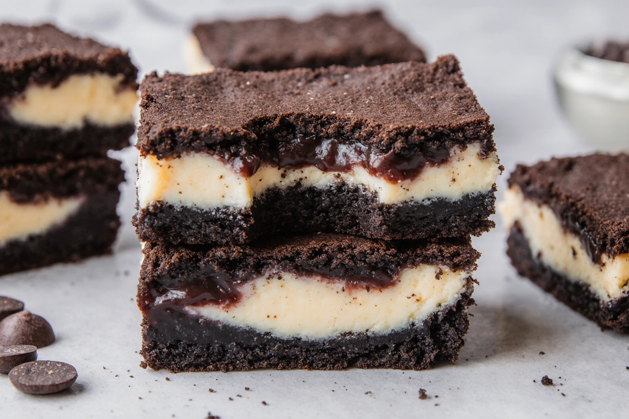 Chocolate Cheesecake Cookie Bars