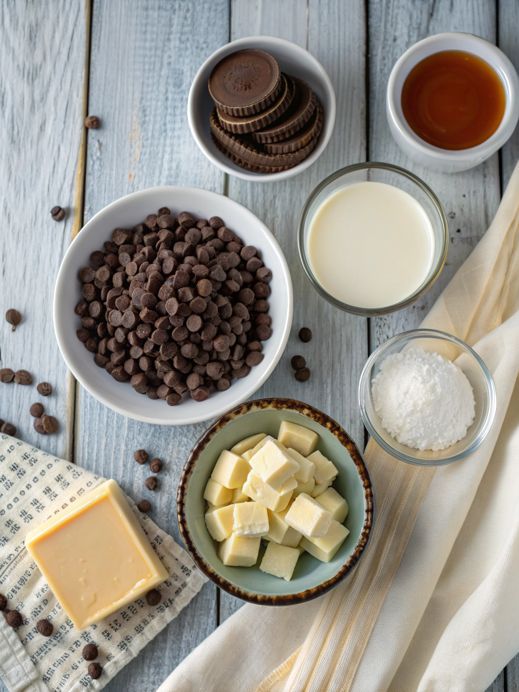 Ingredients for 3 minute fudge