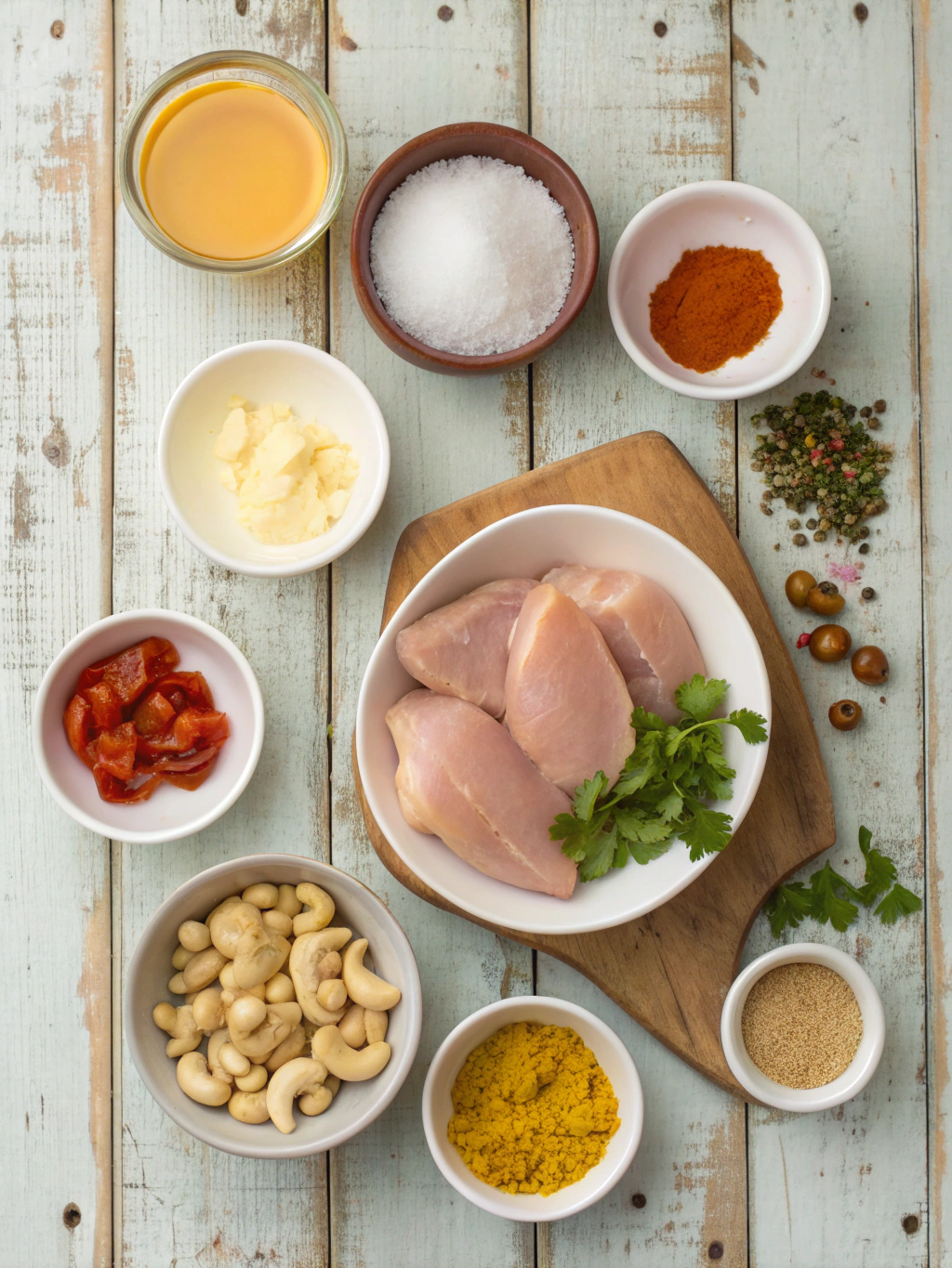 Ingredients for Authentic Indian Butter Chicken Recipe