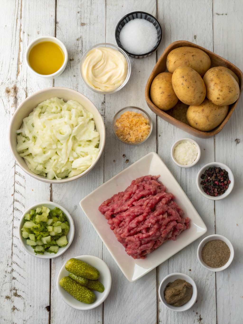Ingredients for Big Mac Casserole - Recipes by Lina