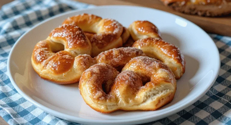 Cinnamon Sugar Soft Pretzels