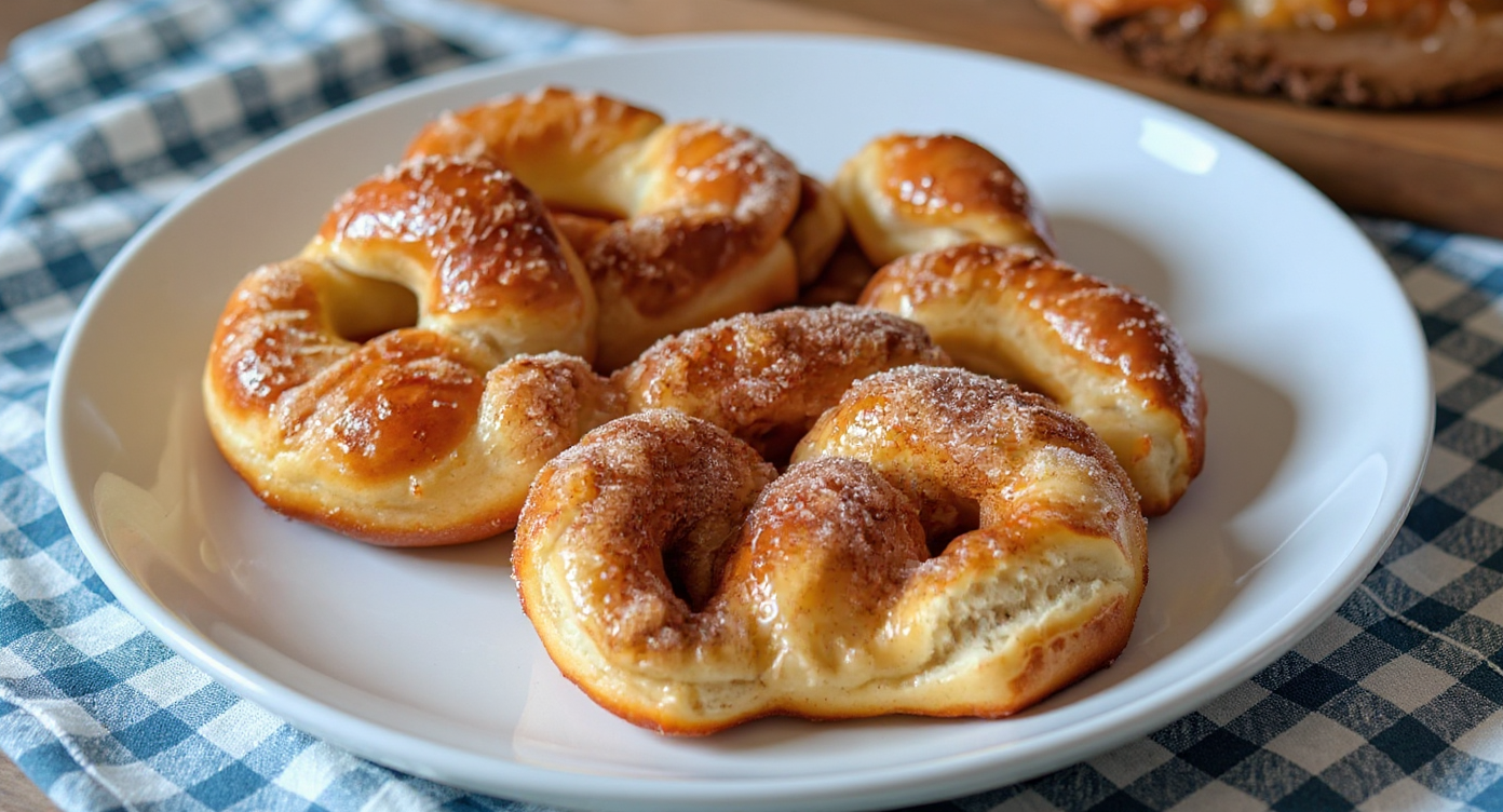 Cinnamon Sugar Soft Pretzels