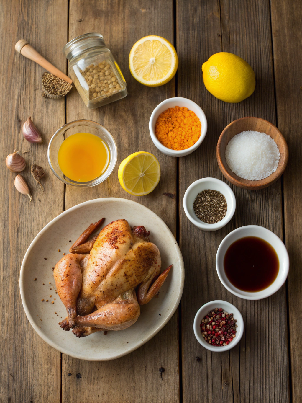Ingredients for Citrus-Glazed Grilled Quail – Elegant & Flavor-Packed!