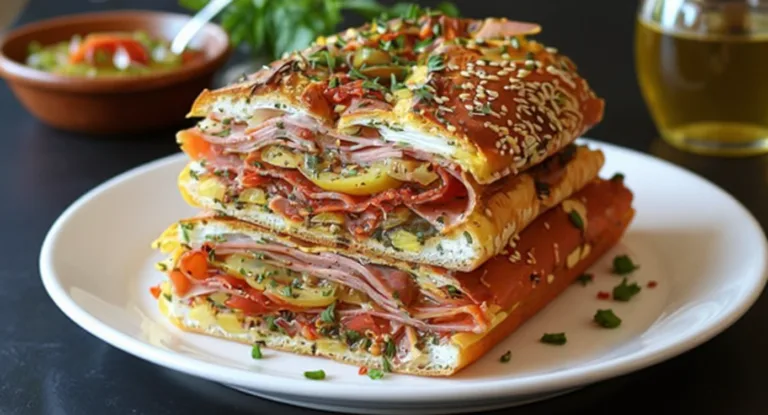 Classic Italian Muffuletta Sandwich Recipe