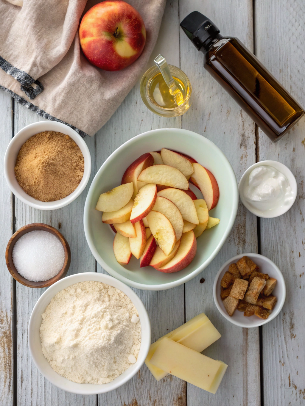 Ingredients for Crispy Air Fryer Apple Fries You’ll Love