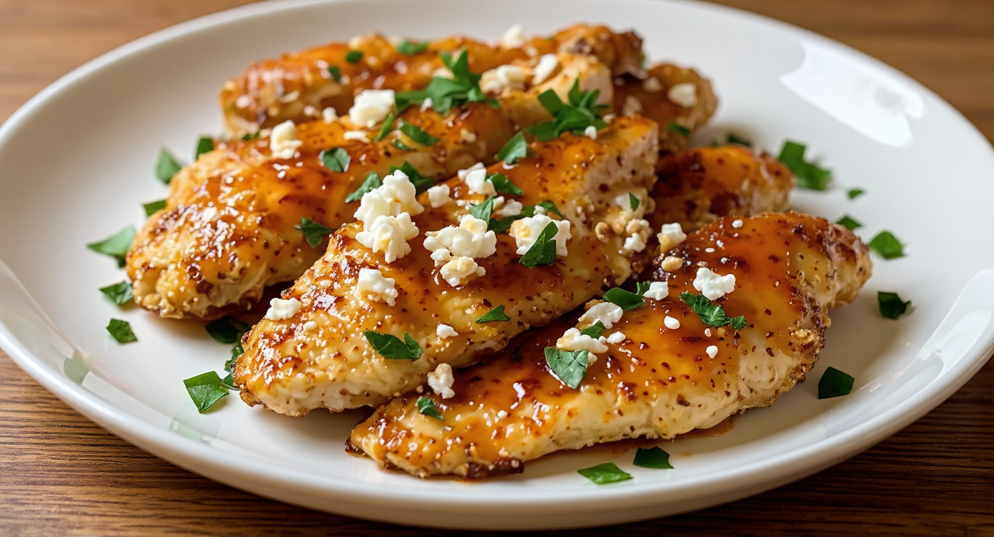 Crispy Hot Honey Feta Chicken: A Flavorful Delight!