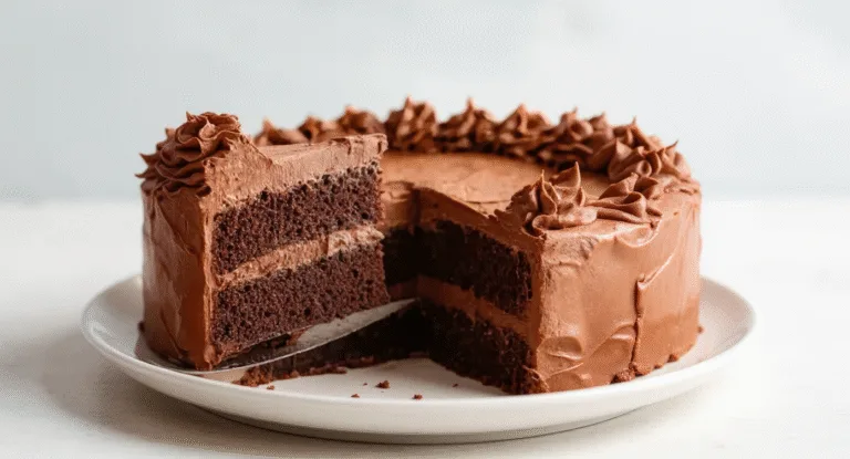 Decadent Chocolate Cake with Creamy Frosting