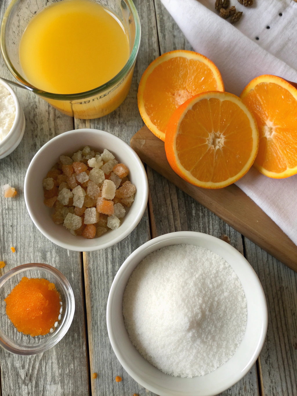 Ingredients for EASY 3-INGREDIENT ORANGE CANDY