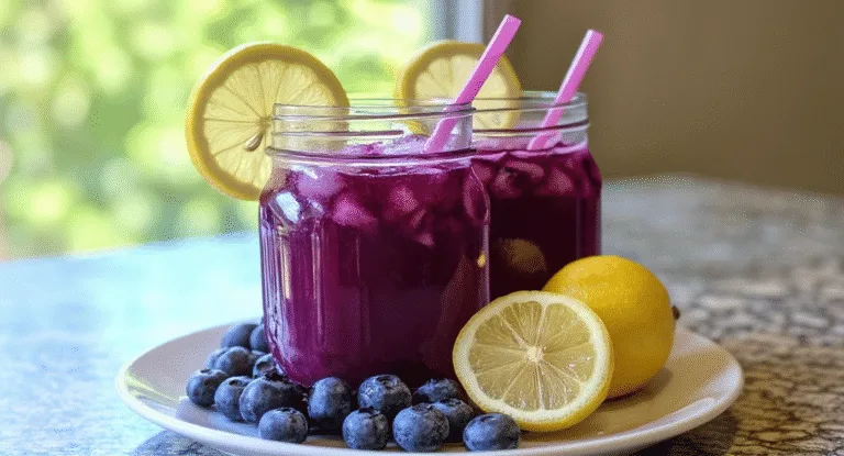 Easy Homemade Blueberry Lemonade Recipe