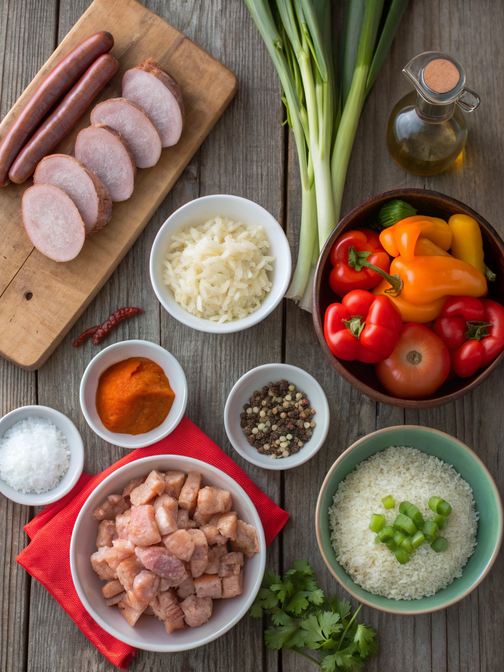 Ingredients for Easy Jambalaya