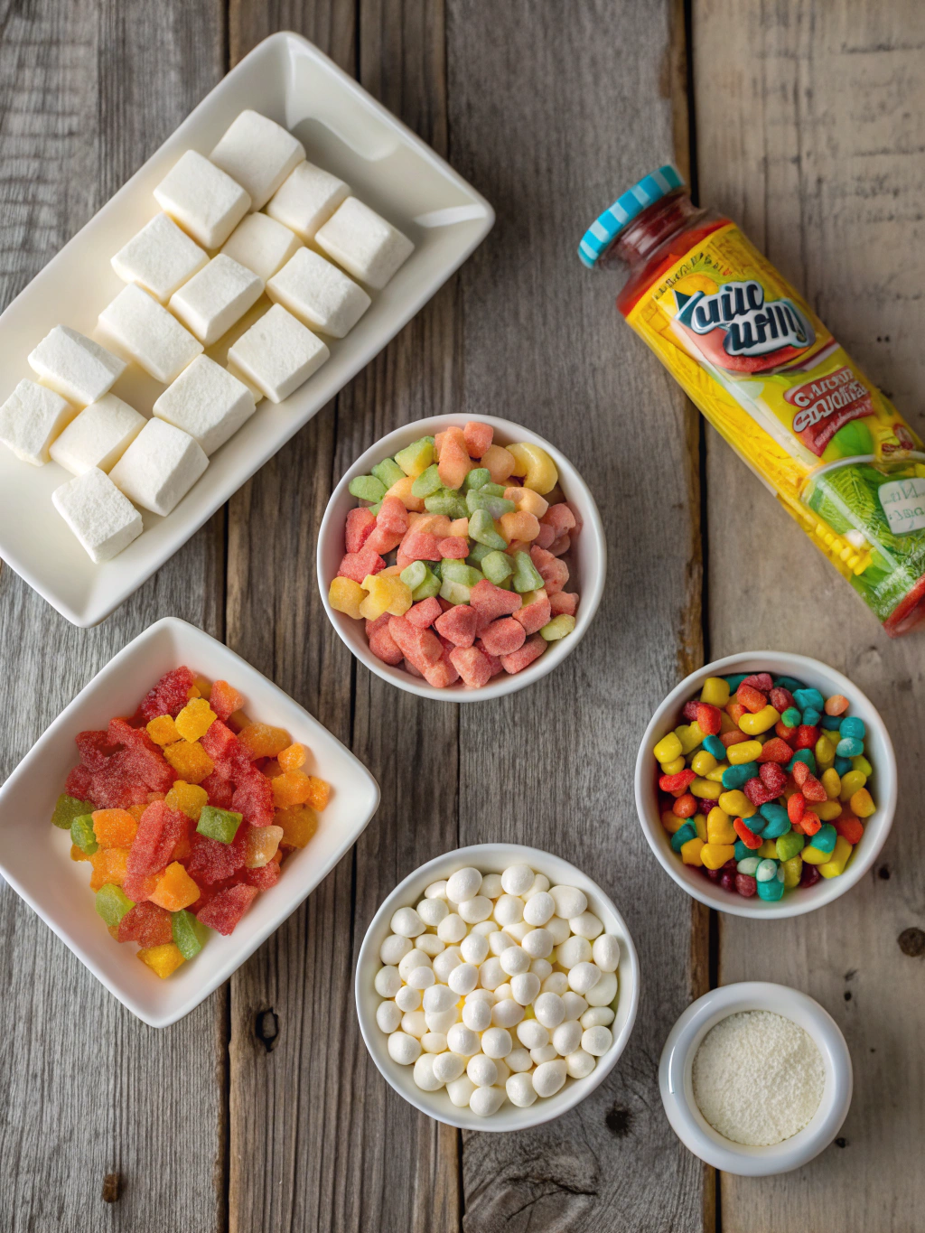 Ingredients for Fruity Pebbles Sushi – A Fun & Colorful Treat!