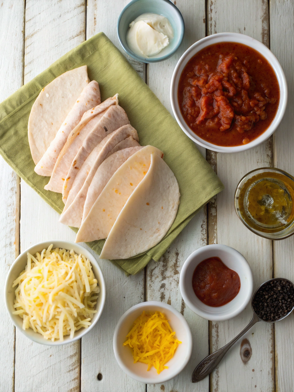Ingredients for High Protein Chicken Enchiladas (30 minutes, 7 ingredients)