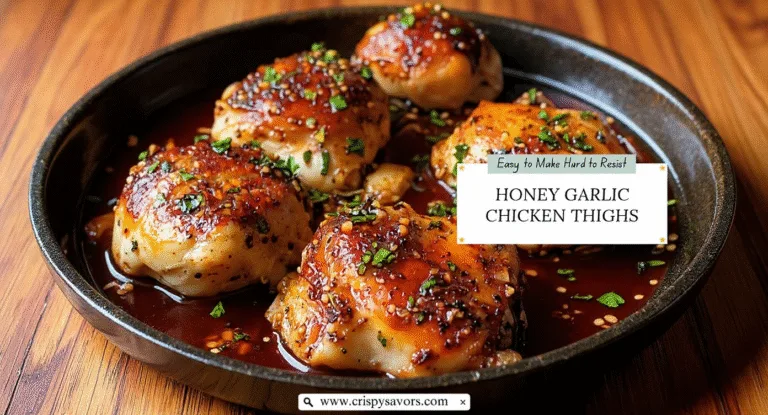 Honey Garlic Chicken Thighs