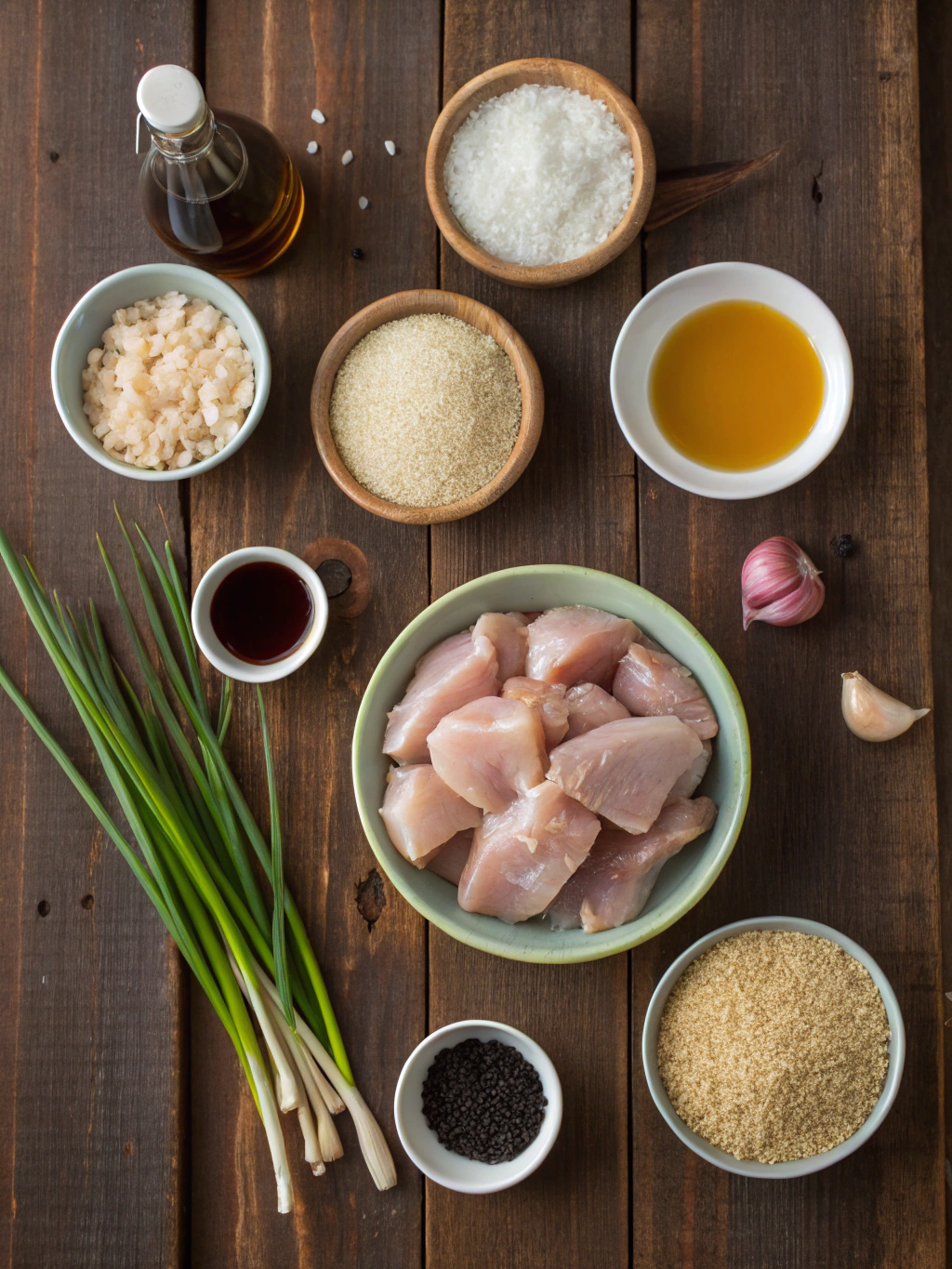 Ingredients for Honey Garlic Chicken Thighs