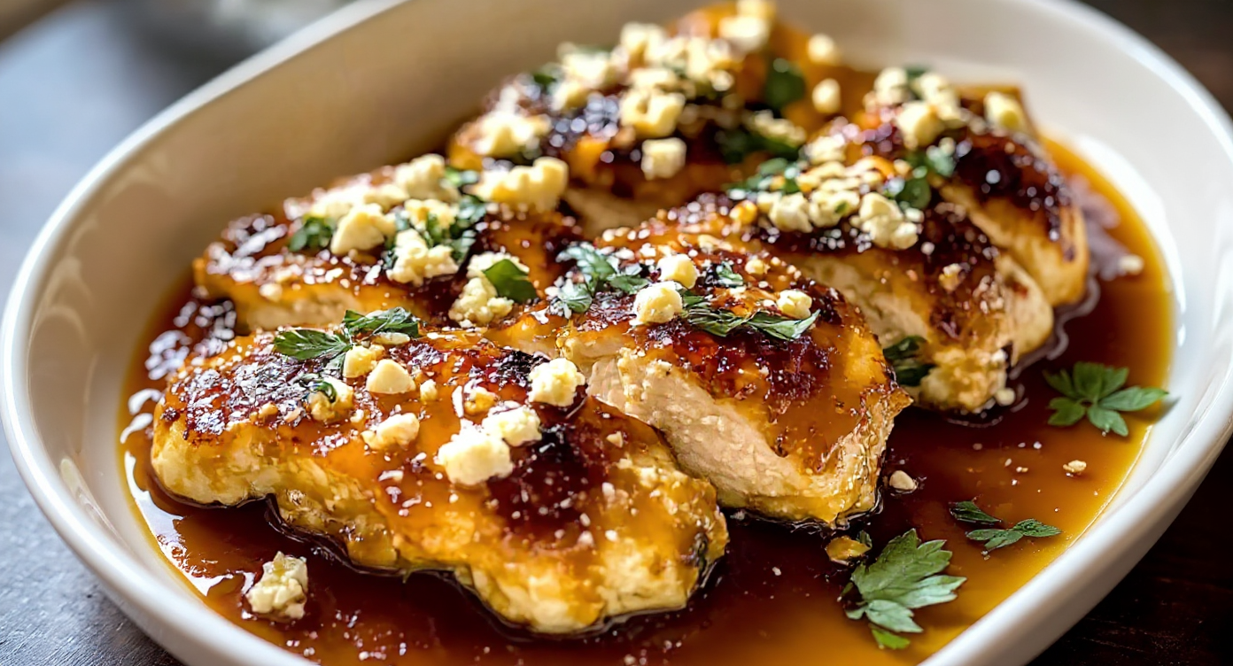 Hot Honey Feta Chicken | Sweet & Spicy in 30 Minutes!