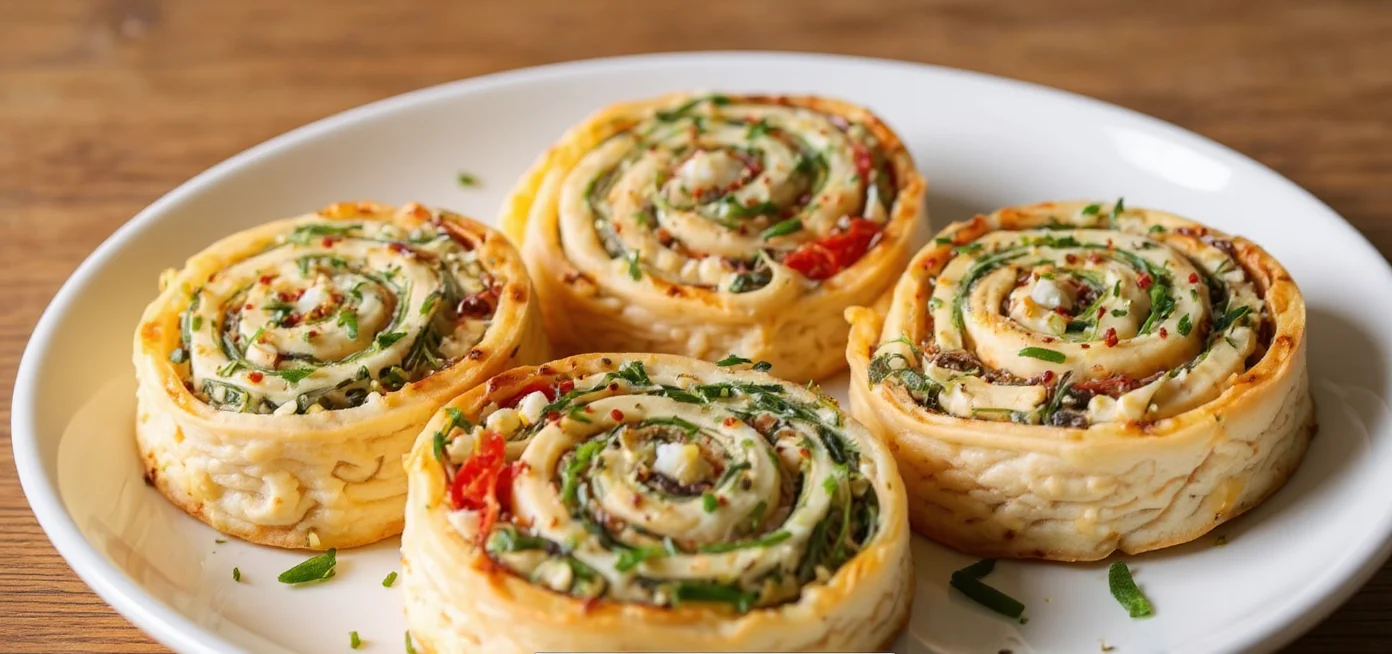 Mediterranean Pinwheels – The Colorful, Flavor-Packed Appetizer Everyone Loves!