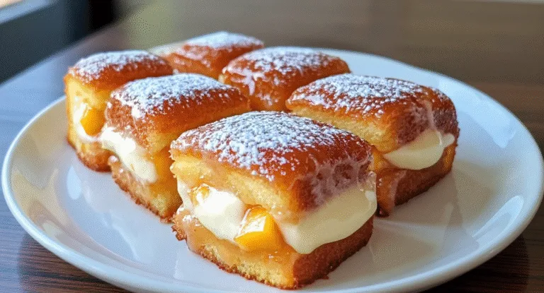 Peach Cobbler Pound Cake Twinkies
