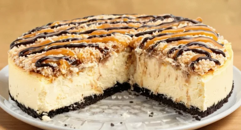 Samoa cheesecake