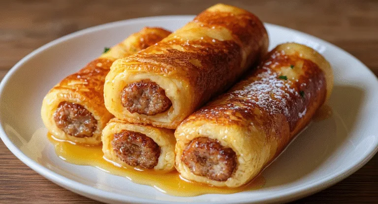 Sausage French Toast Roll-Ups Recipe