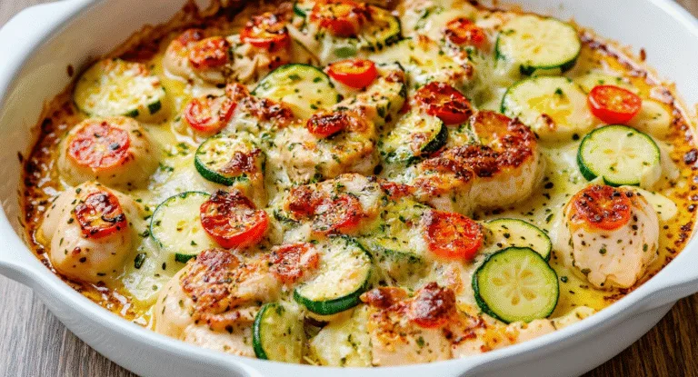 Sheet Pan Mediterranean Chicken & Zucchini