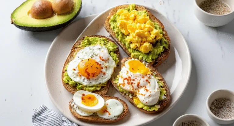 Simple Avocado Toast with Egg – The Protein-Packed Breakfast You’ll Crave Daily! 🥑