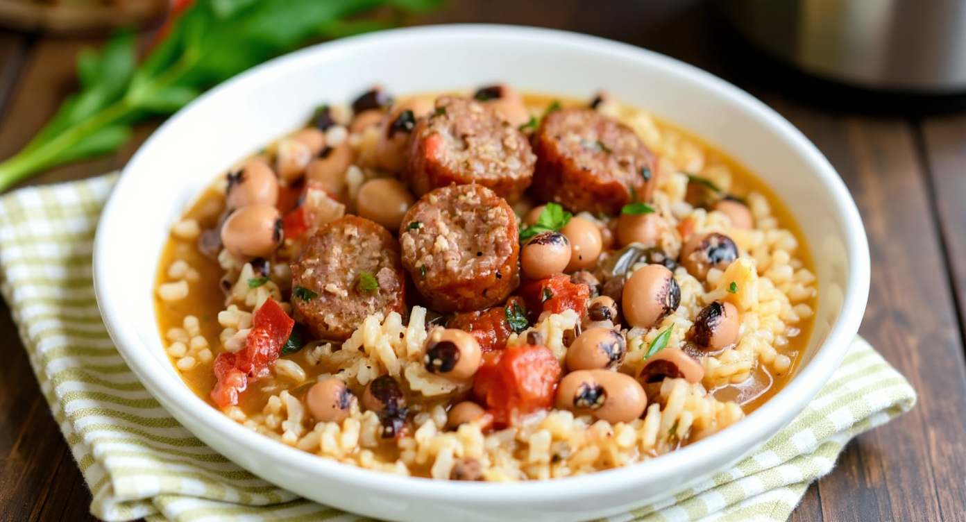 Slow Cooker Hoppin’ John