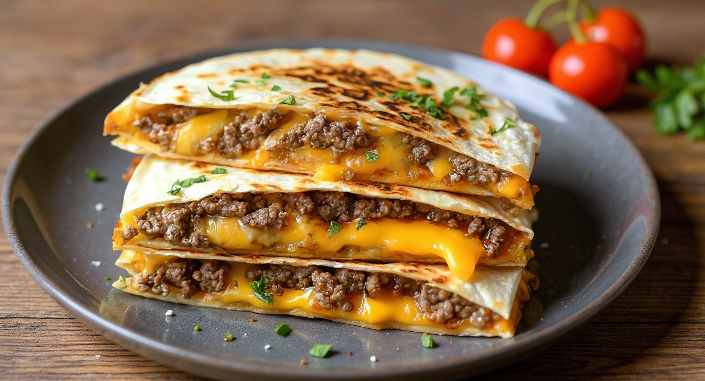 Smashburger Quesadillas - Mini kitchen magic