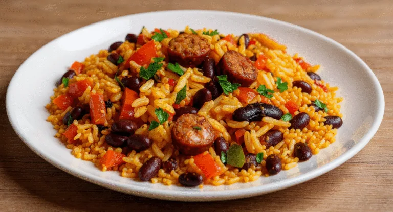 black beans and rice